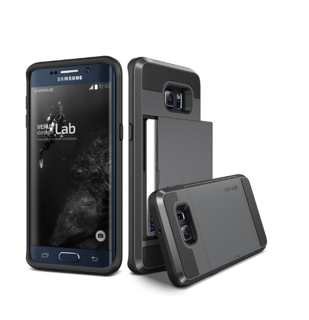 Galaxy S6 Edge Plus Case Verus dark silver Wallet Card Slot Heavy Duty Protection For Samsung S6 Edge+